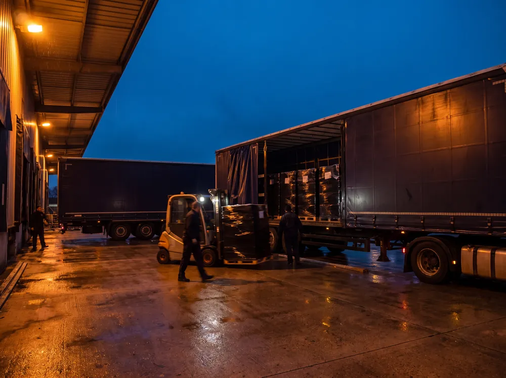 Verladung bei EDS Transporte